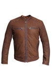 BLOUSON SHEEP NAPPA LEATHER JFASHION ACKET SNUFF CALTEL 1167