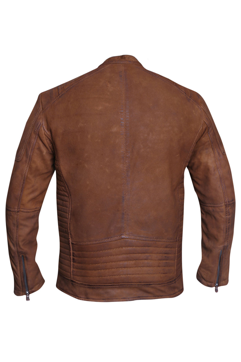 BLOUSON SHEEP NAPPA LEATHER JFASHION ACKET SNUFF CALTEL 1167