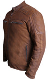 BLOUSON SHEEP NAPPA LEATHER JFASHION ACKET SNUFF CALTEL 1167