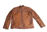 BLOUSON SHEEP NAPPA LEATHER JFASHION ACKET SNUFF CALTEL 1167