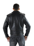 Classic Brando Antique Cowhide Leather Jacket 113A