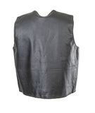 Cow Hide Leather Biker Studded Buckle Waistcoat 224