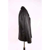 Leather Jacket 3/4 Pea Coat 3003