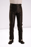 Lace Sided Leather Jean Biker Fashion Cruiser Classic Out-Law (305)