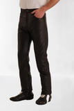 Lace Sided Leather Jean Biker Fashion Cruiser Classic Out-Law (305)