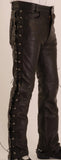 Lace Sided Leather Jean Biker Fashion Cruiser Classic Out-Law (305)