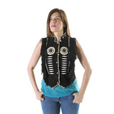 Squaw Western Fringe Vest Front