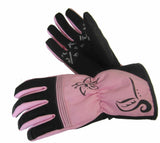 Ladies Women Textile warm Waterproof  (PURPLE &PINK) GLOVE 926