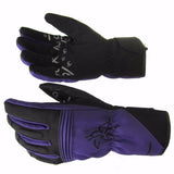 Ladies Women Textile warm Waterproof  (PURPLE &PINK) GLOVE 926