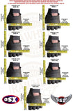 Leather Spike fingerles Glove Stud AC08/3