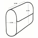 Rear Sissy Bar Tool Bag Smaller Size in Leather - College AC19