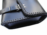 Rear Sissy Bar Tool Bag Smaller Size in Leather - College AC19