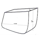 TEK LEATHER SADDLE BAG PANNIER LUGGAG FARGO AC41-TK