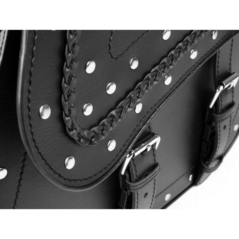 Harley-Davidson, Bags, Harleydavidson Studded Black Leather Backpack