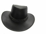 Leather Cowboy Western Aussie Style Bush Hat AC 72
