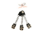 Chopper Bike Chain Vest Extender With Iron Cross Press Stud AC8184T