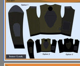 Black Armoured Motor Bike Hoodie