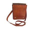Quality Upright Messenger Bag Real Oil Goat Leather Unisex New Medium SizeVE0037