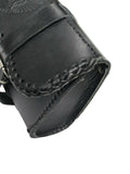 Motorcycle Cow Hide Leather Luggage Tool Rool KIt Rench AC11