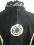 Indian Western Fringe Beaded  Leather Jacket - Totem 145