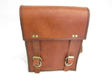 Quality Upright Messenger Bag Real Oil Goat Leather Unisex New Medium SizeVE0023