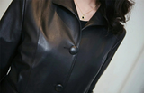 Real Leather Jacket Women-Lambskin Long Coats-Stylish Soft Women's Trench Coats