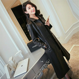 Real Leather Jacket Women-Lambskin Long Coats-Stylish Soft Women's Trench Coats