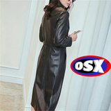 Real Leather Jacket Women-Lambskin Long Coats-Stylish Soft Women's Trench Coats