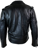 Classic Brando biker Perfecto Leather jacket in milled cowhide 113R