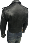 Short Cropped Biker Leather Jacket for Women Rebel 114