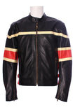 Motorcycle Crousir B iker Cowhide Leather jacket Rock 196