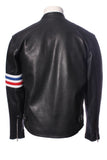 Motorcycle Crousir Biker Waxy Cowhide Leather Jacket - Fonda 197