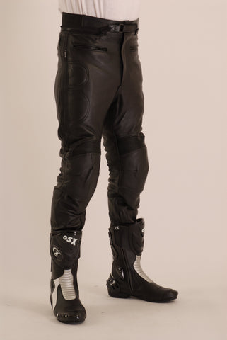 Motorcycle Leather Jean with Protective Features Racer 309