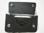 Cowhide Leather Biker Chain Wallet Medium Ac27