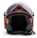 Open Face Helmet - Armor "Vintage Deluxe"-AV84 VD[One (OSX) balaclava included with this product free of charge]