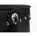 MORTER CYCLE FOR TRIKES LEATHER SADDLE BAG TRUNK AC47-TK
