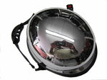 Open Face Helmet German Novelty Helmets Sliver/Chrome AC54