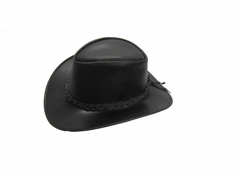 Leather Cowboy Western Aussie Style Bush Hat AC 72