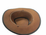 Leather Cowboy Western Aussie Style Bush Hat AC 72