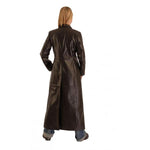 Full Length Classic Leather Long Coat Patsy Coat S061 -L
