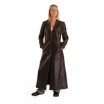 Full Length Classic Leather Long Coat Patsy Coat S061 -L