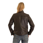 Vespa Ladies Cruiser Biker Cowhide Leather Jacket 163