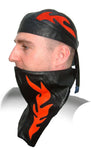 Biker Leather Face Mas k& Neck Cover, Scarf AC02